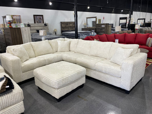 Oversized Sectional-Pictured color in stock- Many more fabrics available for special order