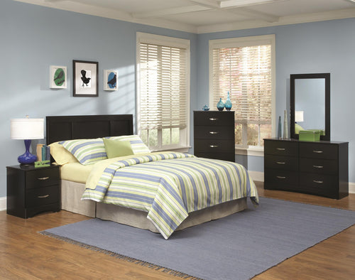 Jacob Black Full/Queen 5 Piece Bedroom Set