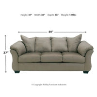 Darcy Cobblestone Sofa and Love Seat