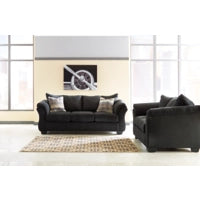 Darcy Black Sofa and Love Seat