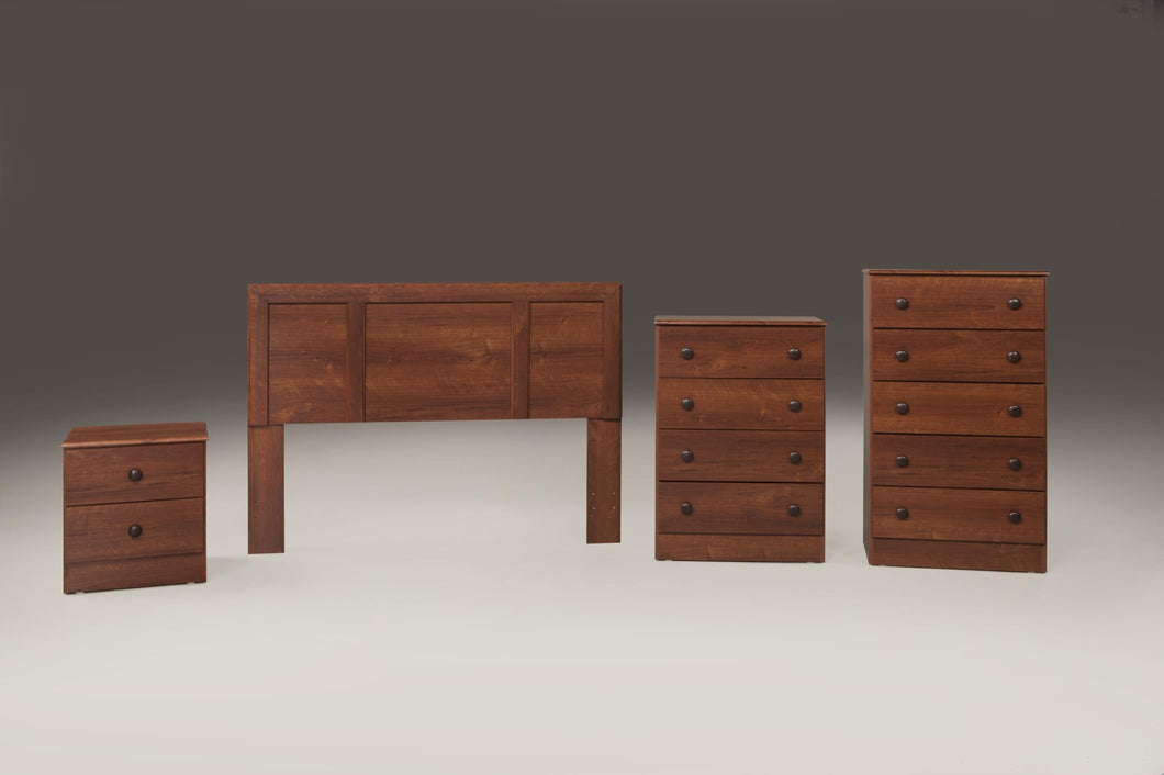 Cherry Finish Promotional Bedroom Set