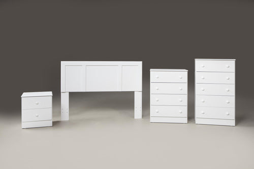 White Finish Promotional Bedroom Set